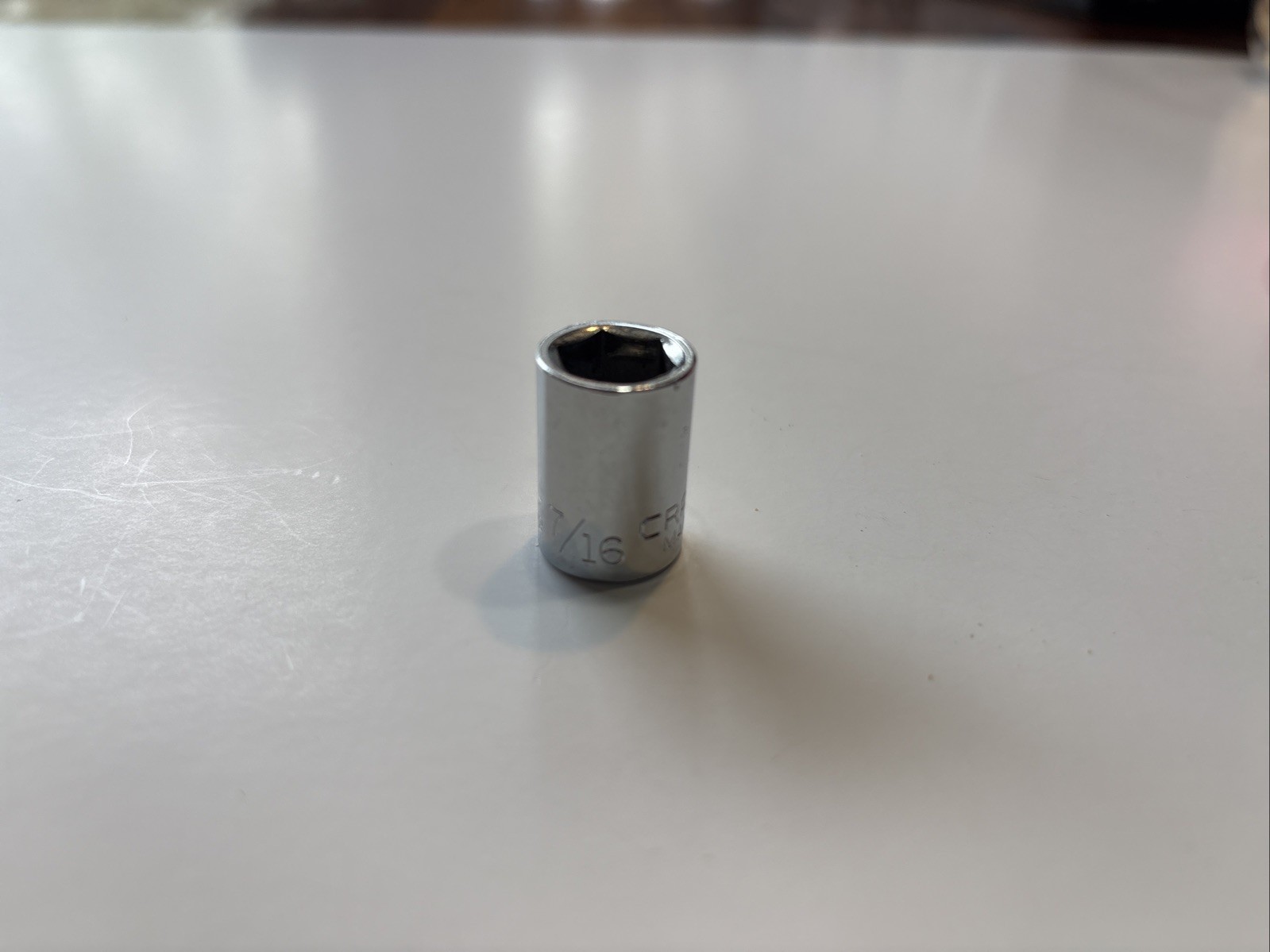 Craftsman 7/16" x 3/8" Drive 6 Point Socket 43002  -G- USA