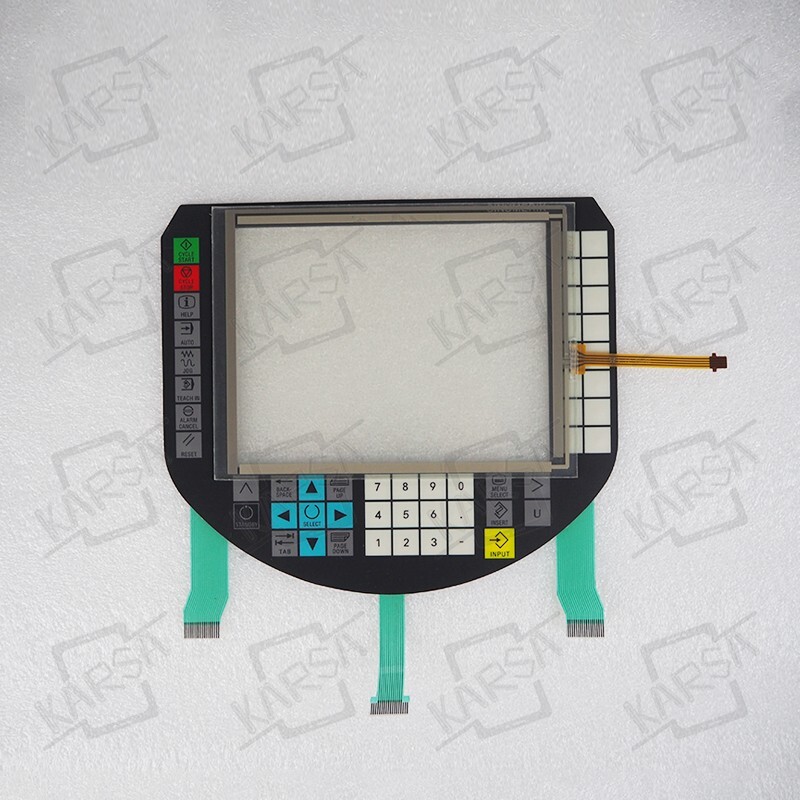 Touch Screen Panel Glass for 6FC5403-0AA20-0AA0 SINUMERIK HT8 + Membrane Keypad