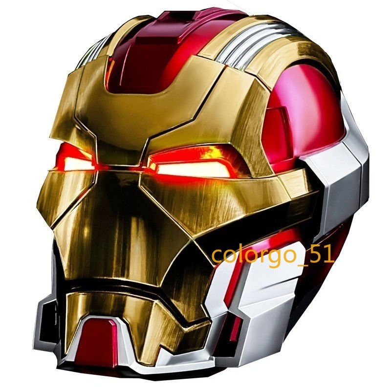 2026 New Iron Man Mark 17 Helmet Jarvis Voice-Controlled Cosplay Collectible Toy