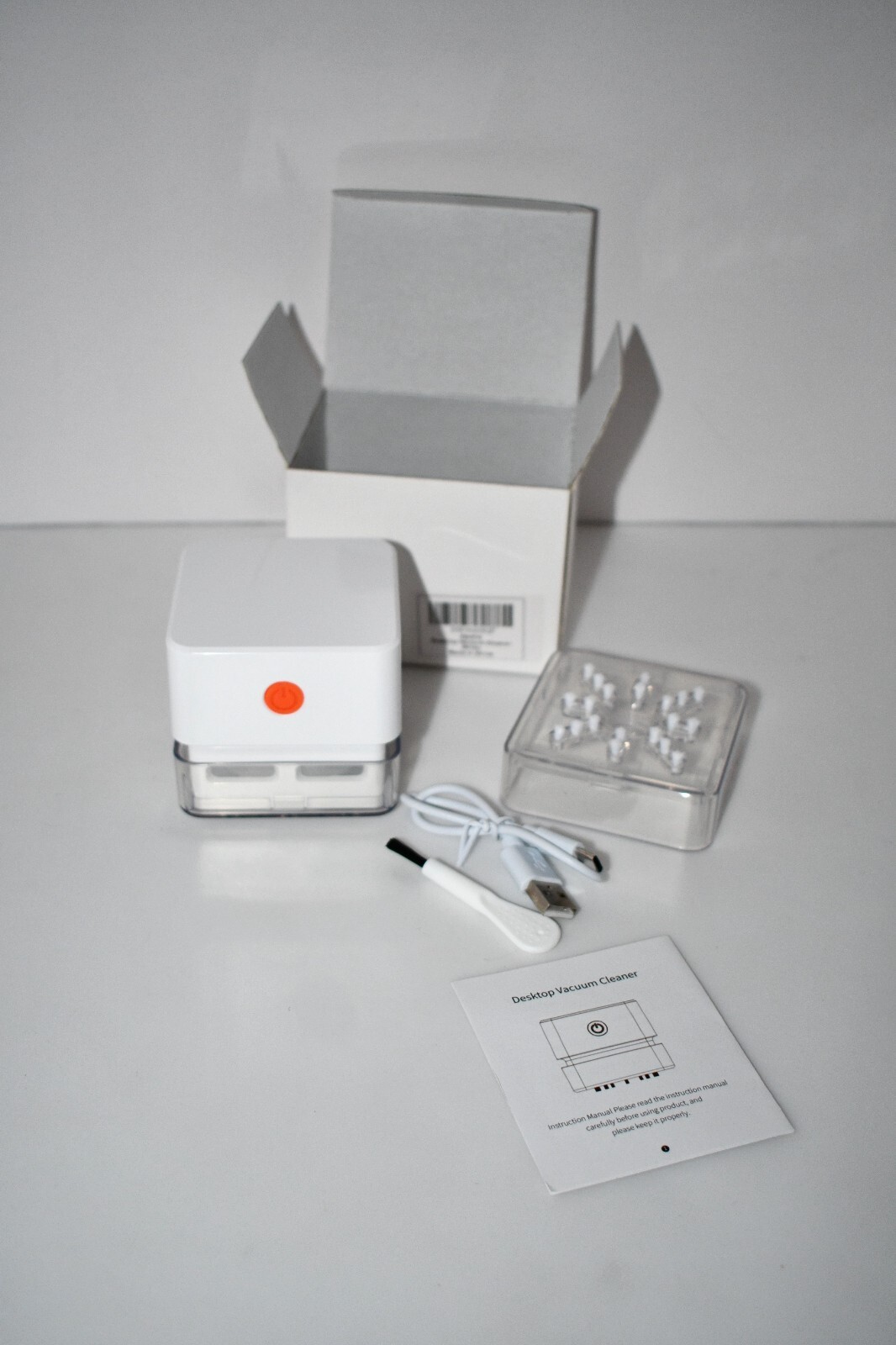 ODISTAR Desktop Vacuum Cleaner – Mini Table Dust Sweeper – Energy Saving, Cordle