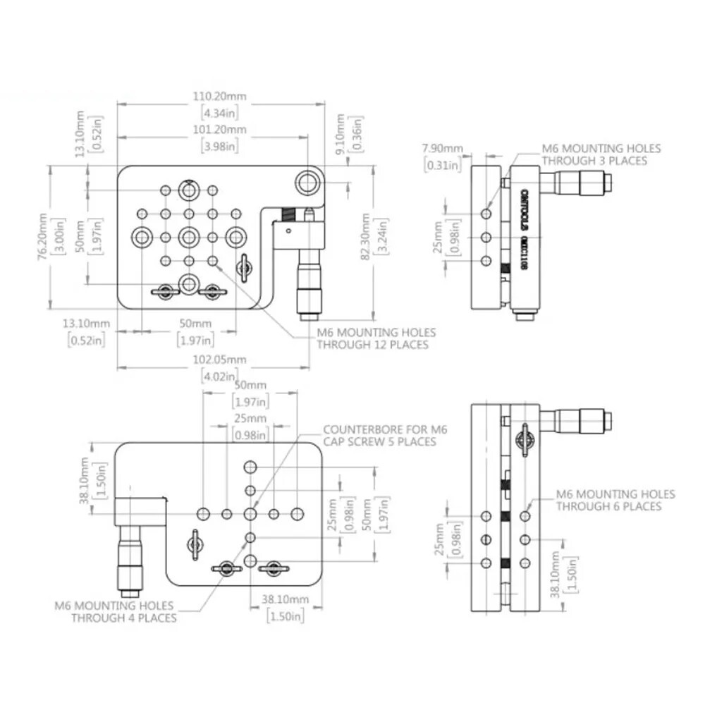 Two-axis Tilting Platform Inclined Platform Elevation Tilt Rotation Stage Slide
