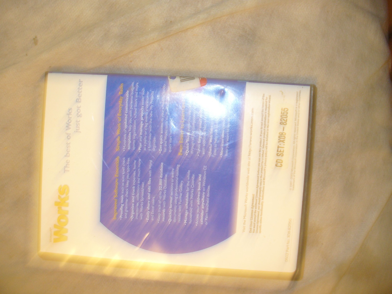 Microsoft Works 7.0 X08-82055