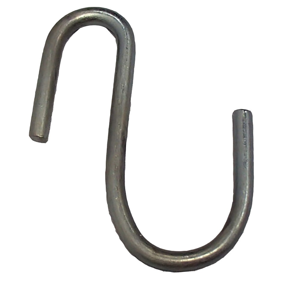 Pack of 1 Heavy Duty S Hook 2.5" H x 2.25" W x 3/16" Thick