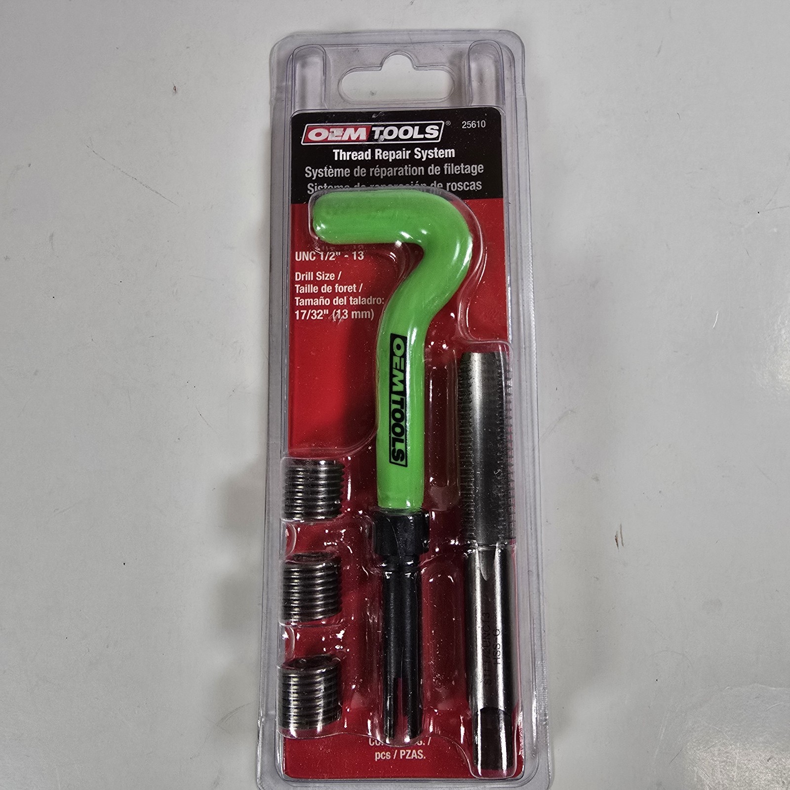 OEM Tools 25610 Thread Repair System UNC 1/2-13 Insert Kit New