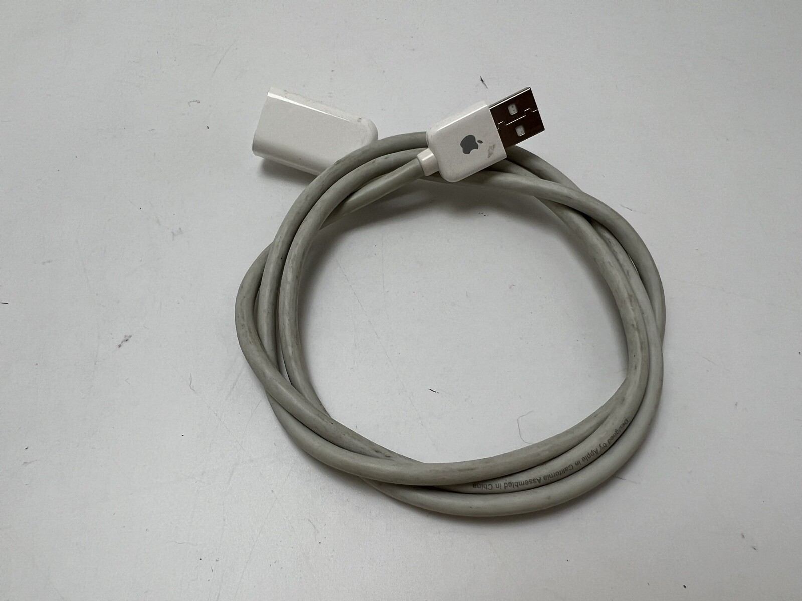 Vintage Apple USB Extension Cable with Apple Logo