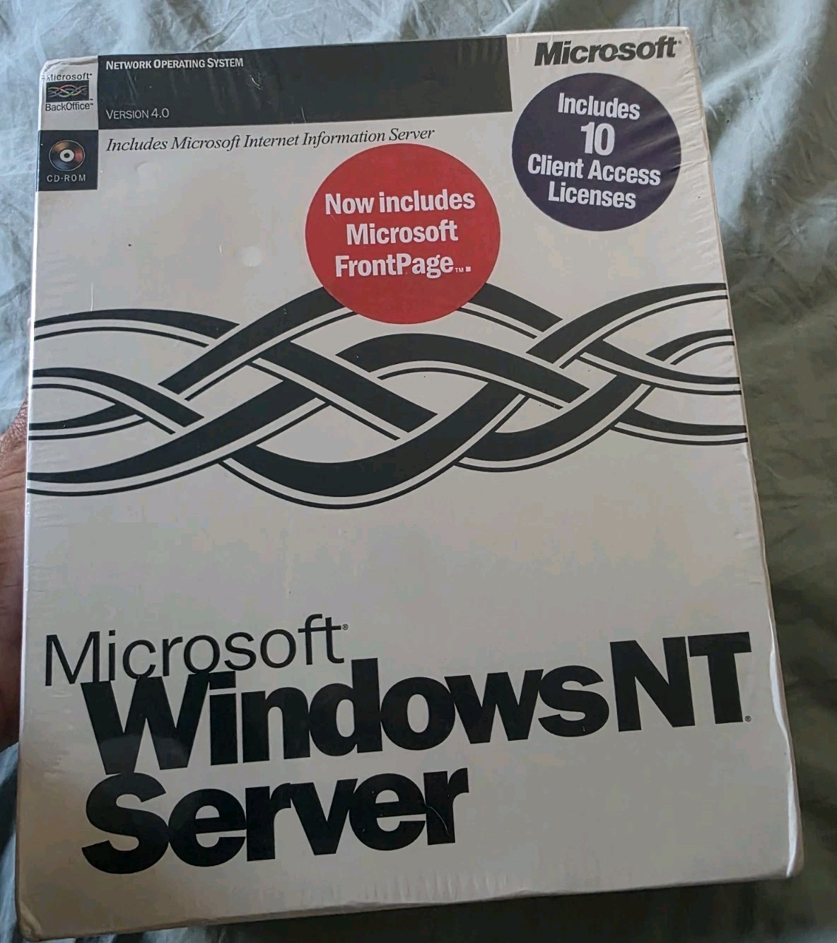 Microsoft Windows NT Server 4.0 CD 10 Client Access Linceses Factory Sealed 1996