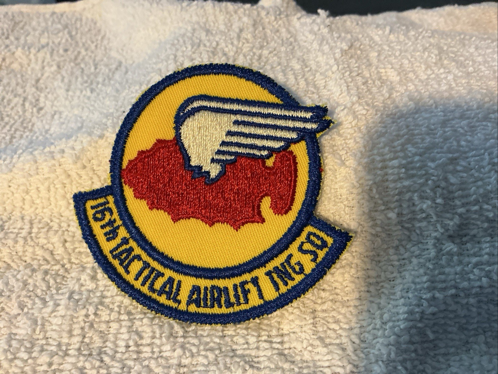 U.S. Air Force 16th Military Tactical Airlift Training SQ. New Patch But Older