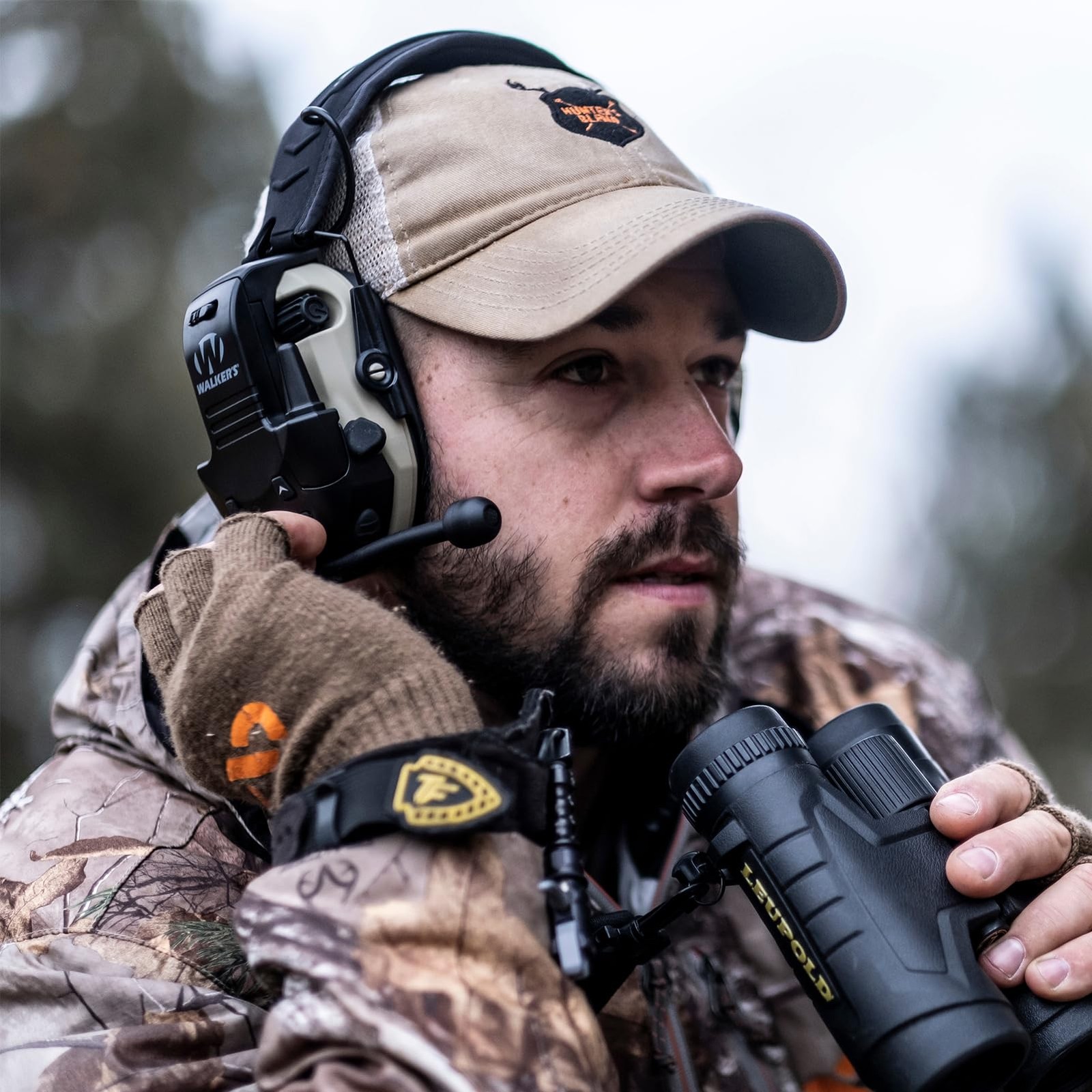 WALKER'S Razor Walkie Talkie Attachment - 22 Channels 3 Miles Range Distance