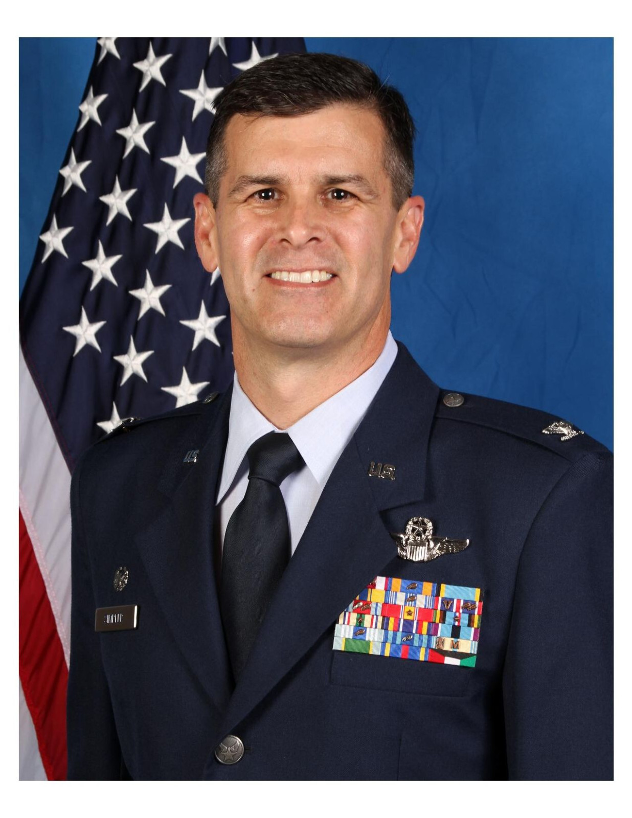 United States Air Force General Brian M. Simpler 8x10 Photo #2 On 8.5" x 11"