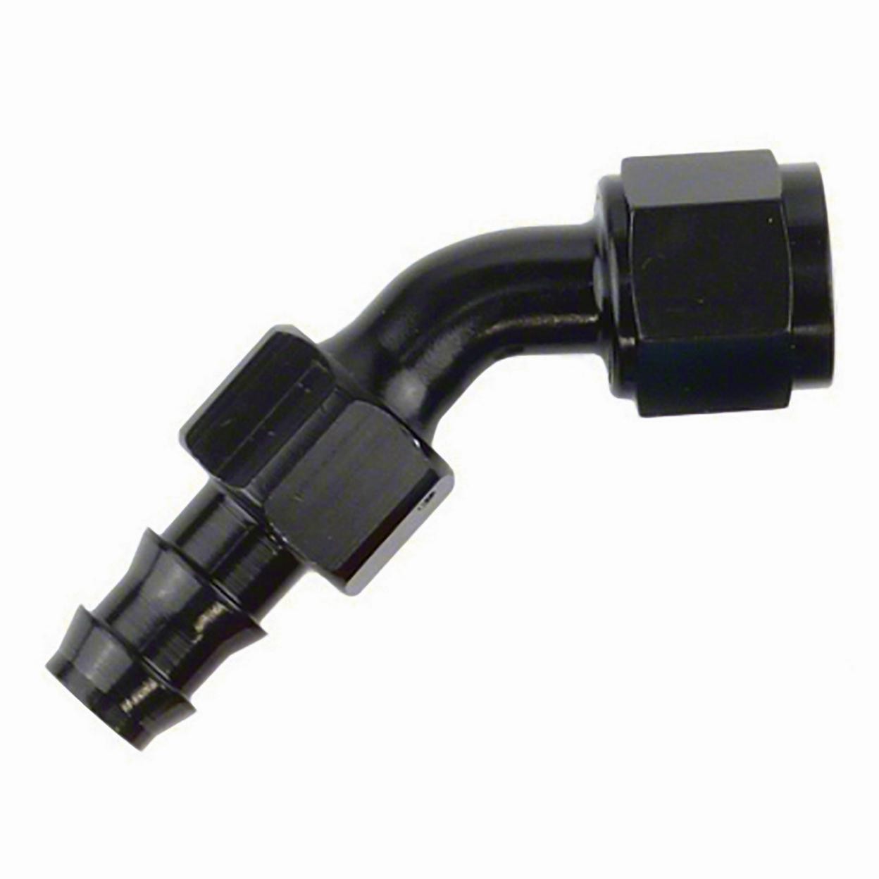 SpeedFx 520845BK Full Swivel, Push On, -8AN Hose Coupler