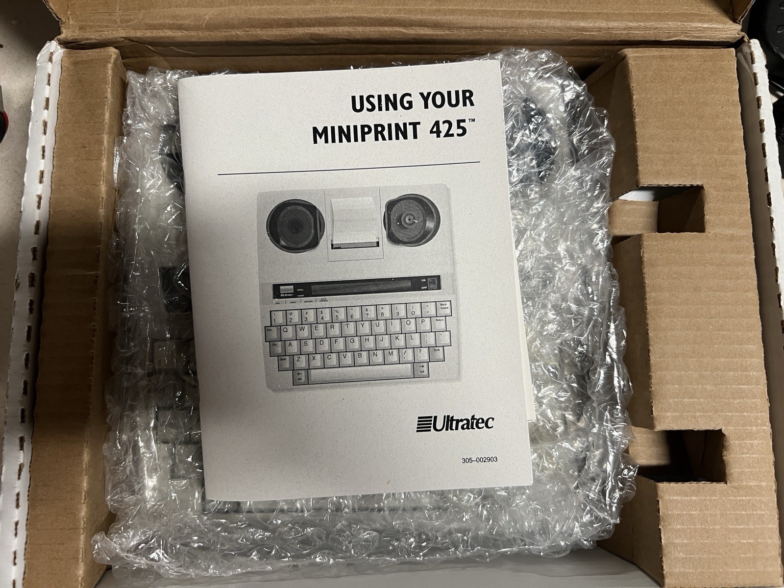 Ultratec Miniprint 425 TTY HEARING IMPAIRED DEVICE Open Box- J
