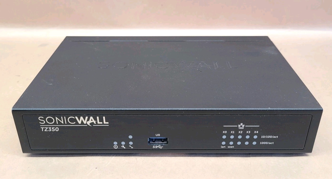 SONICWALL TZ350 ROUTER NETWORK SECURITY APPLIANCE No Antenna, No Adapter TESTED