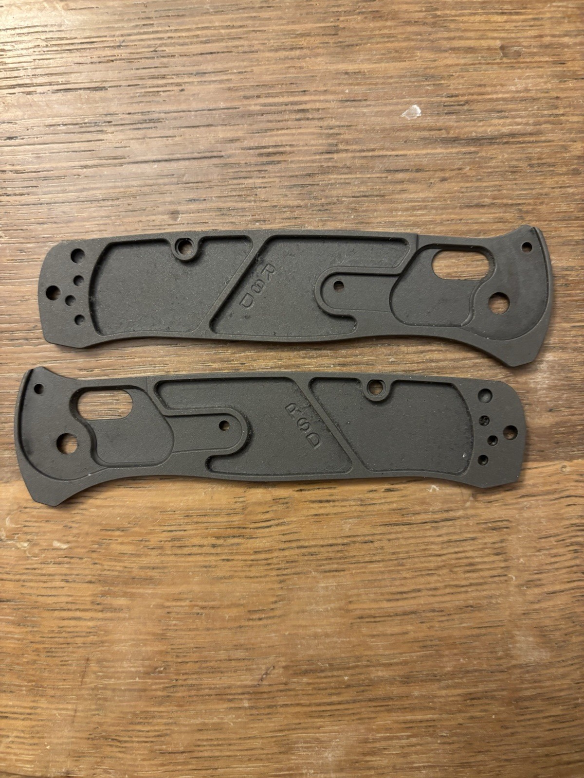Rockscale Designs Titanium Benchmade Bailout 537 Scales