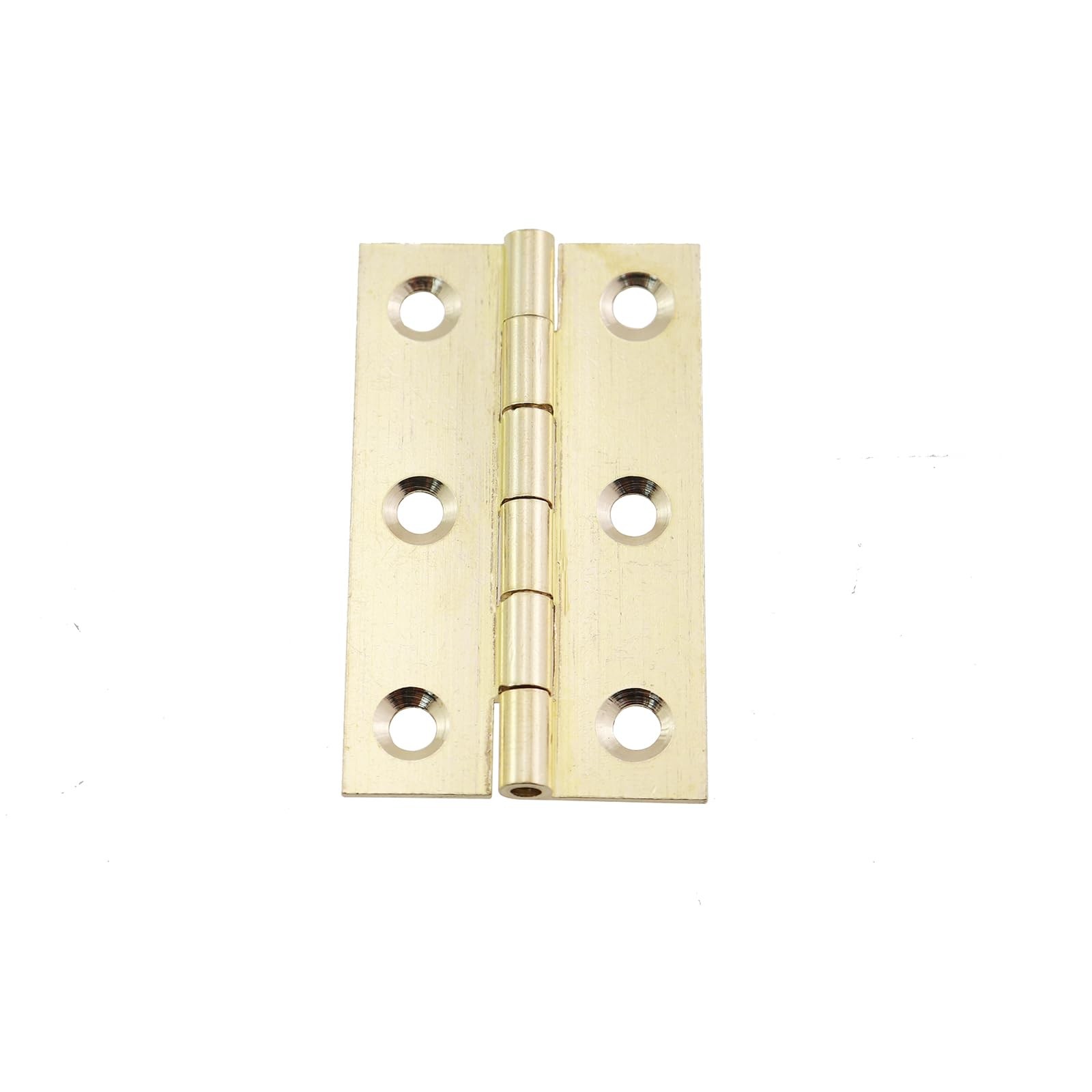 2PCS 2mm Thick Solid Brass Butt Hinge Round Corner Mortise Hinge Cabinet Door...