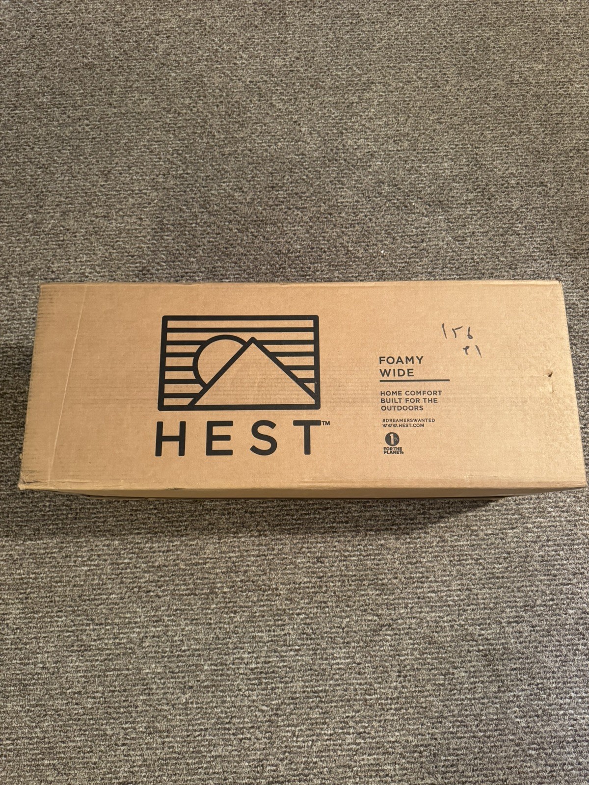 HEST Foamy Mattress Camp Sleeping Pad Regular WIDE 78”x30” NEW SEALED FAST SHIP