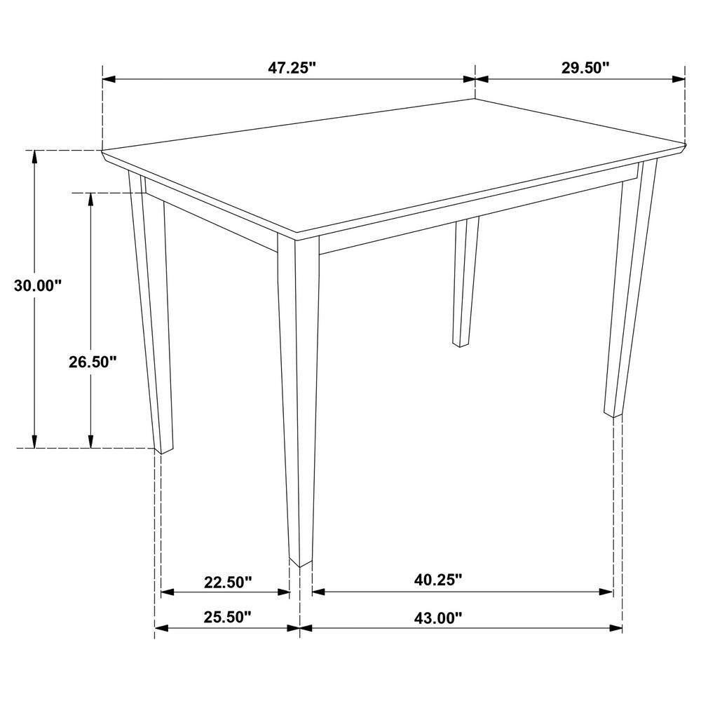 Gomez 5-Piece Cappuccino Dining Set