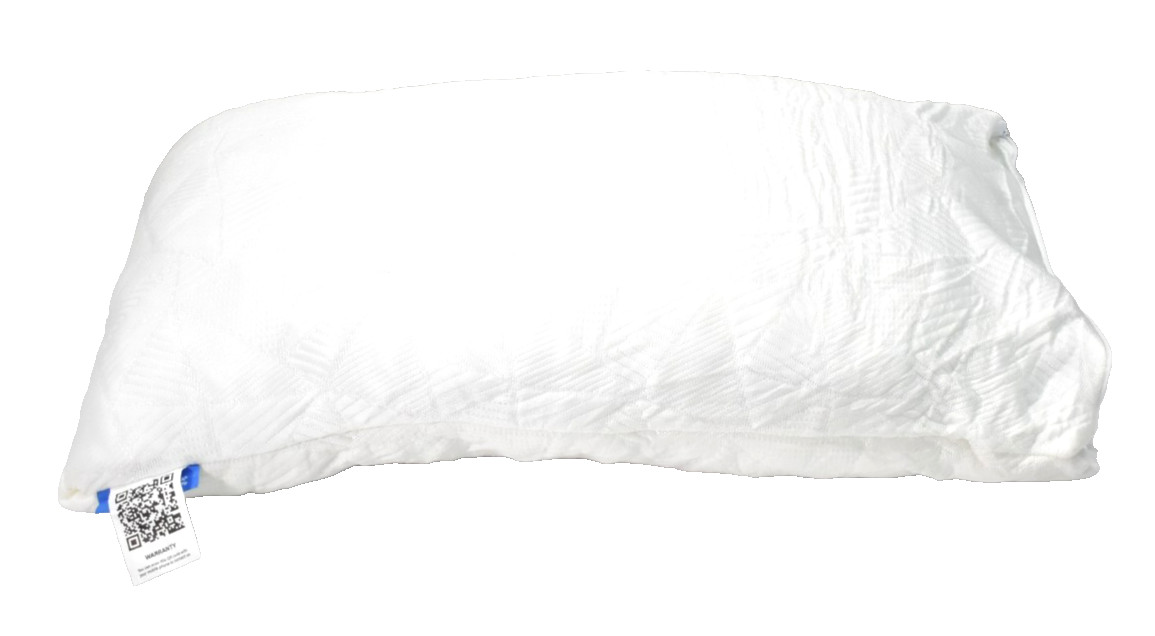 Bamboo Cooling Pillow Bamboo Side/Cooling Side White Memory Foam Queen Size