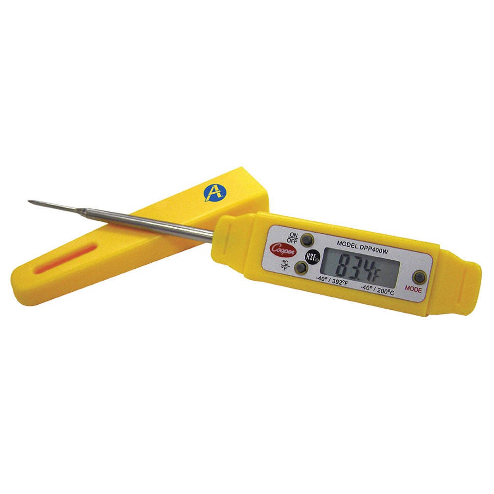 COOPER ATKINS DPP400W Digital Pocket Thermometer,2-3/4 In. L 5WX81