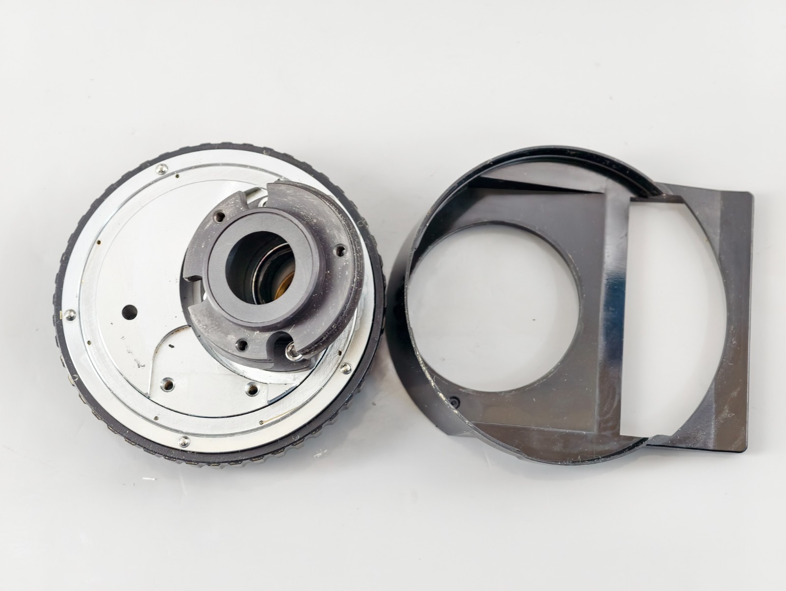 OLYMPUS 5 POSITION OBJECTIVE TURRET/NOSEPIECE FOR BX40 MICROSCOPE