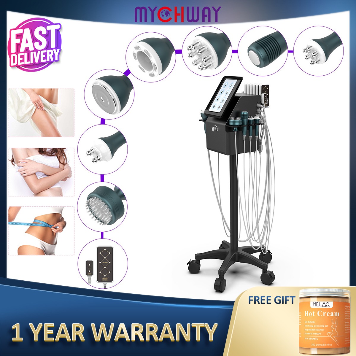 Pro 9 in 1 Beauty Machine for Body Massage Facial Care Skin Lifting Lost Weig87