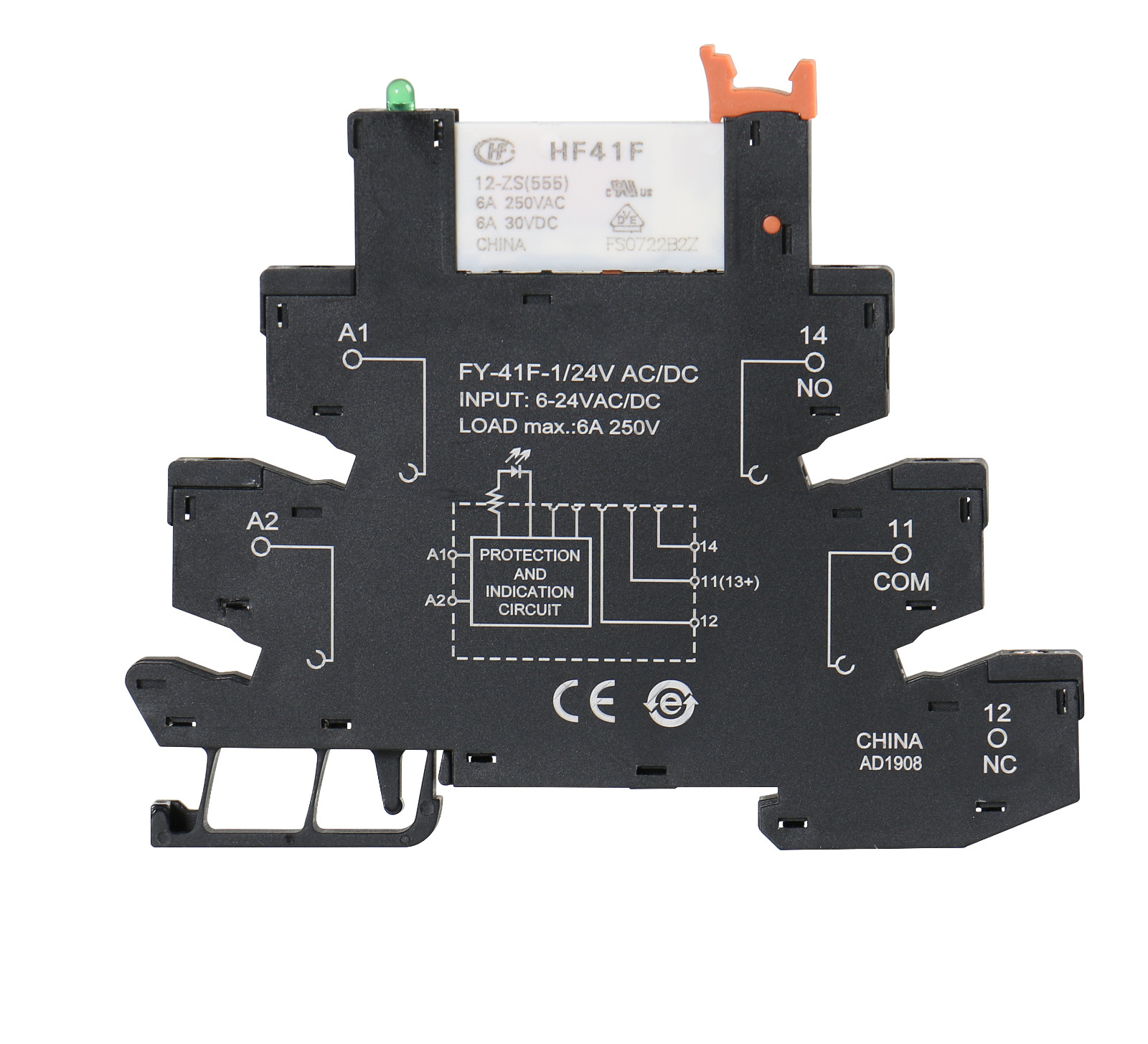 62mm Solid State DIN Rail Relay Ultra thin relay