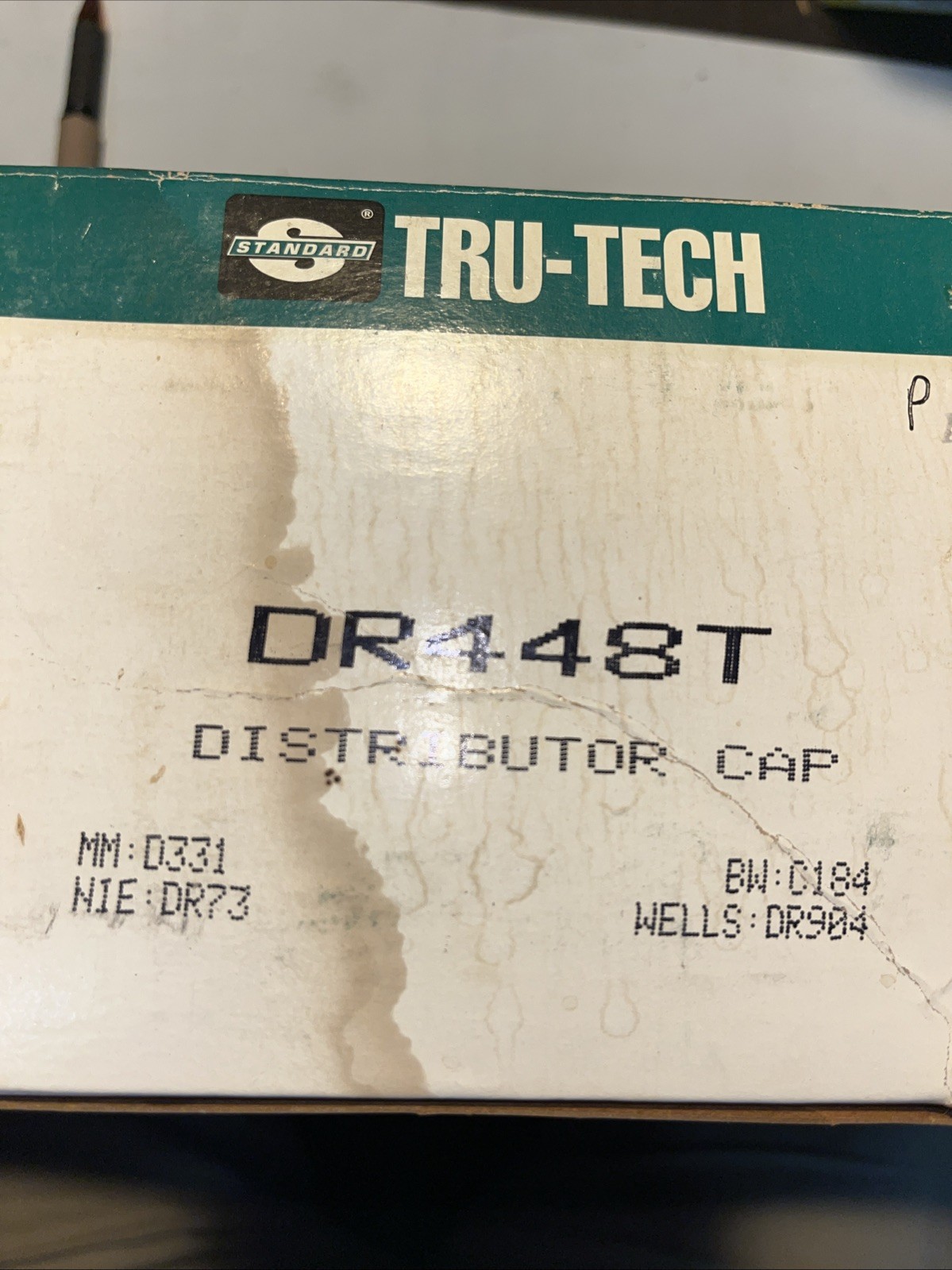 Standard DR-448T Distributor Cap Free Shipping