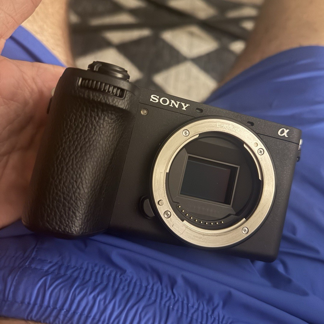 Sony Alpha a6700 26MP E-Mount Mirrorless Camera Body black & sigma 16mm f1.4