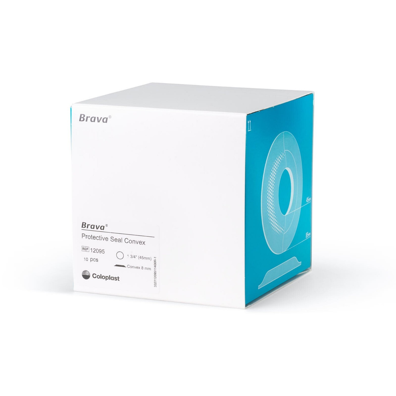 READ EXP 10ct Brava 12095 Coloplast Protective Seal, Convex, 1-3/4" Starter Hole