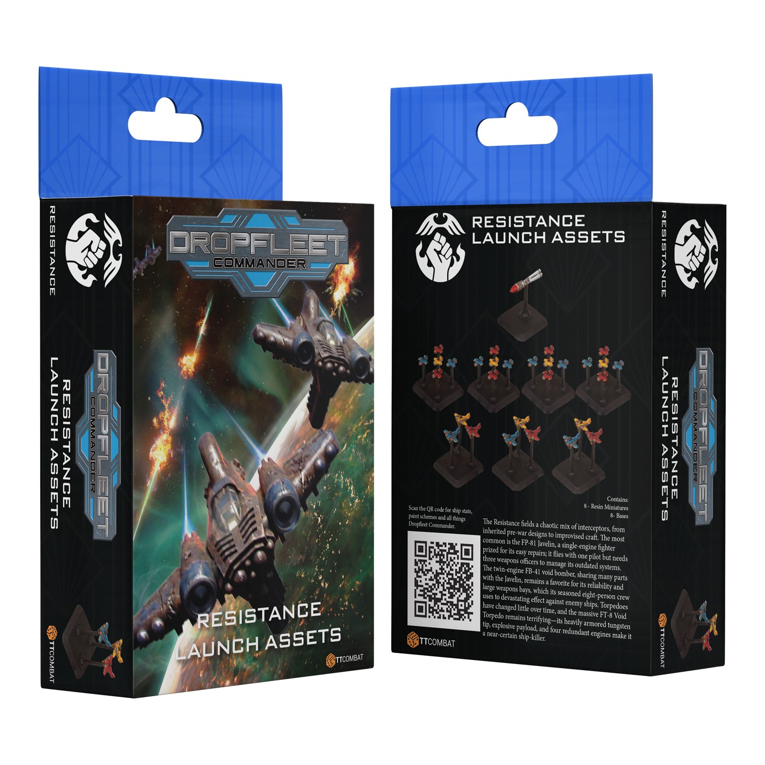 Dropfleet Commander BNIB Resistance Launch Assets