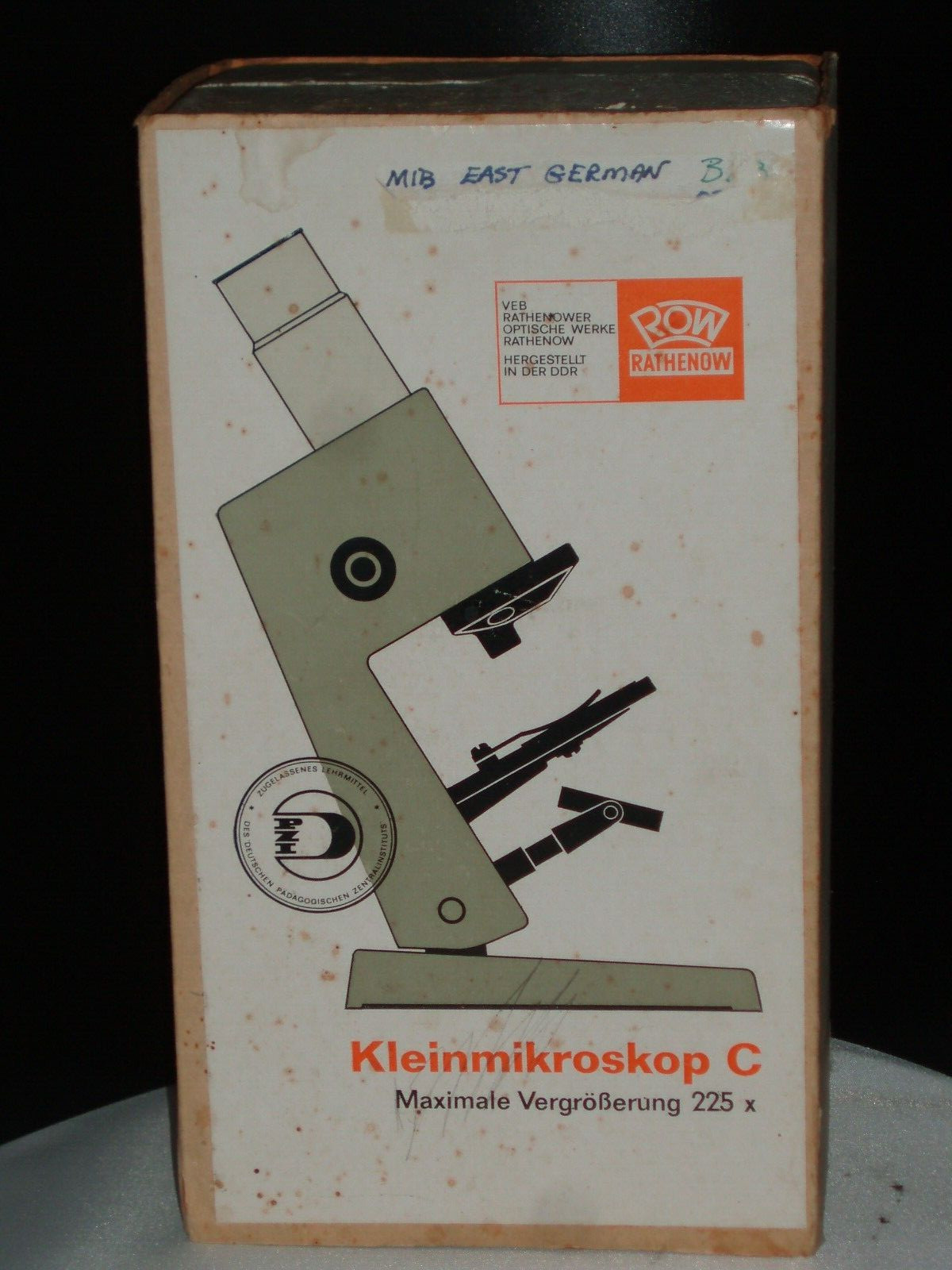 Vintage East Berlin Microscope - Rathenow Kleinmikroskop C