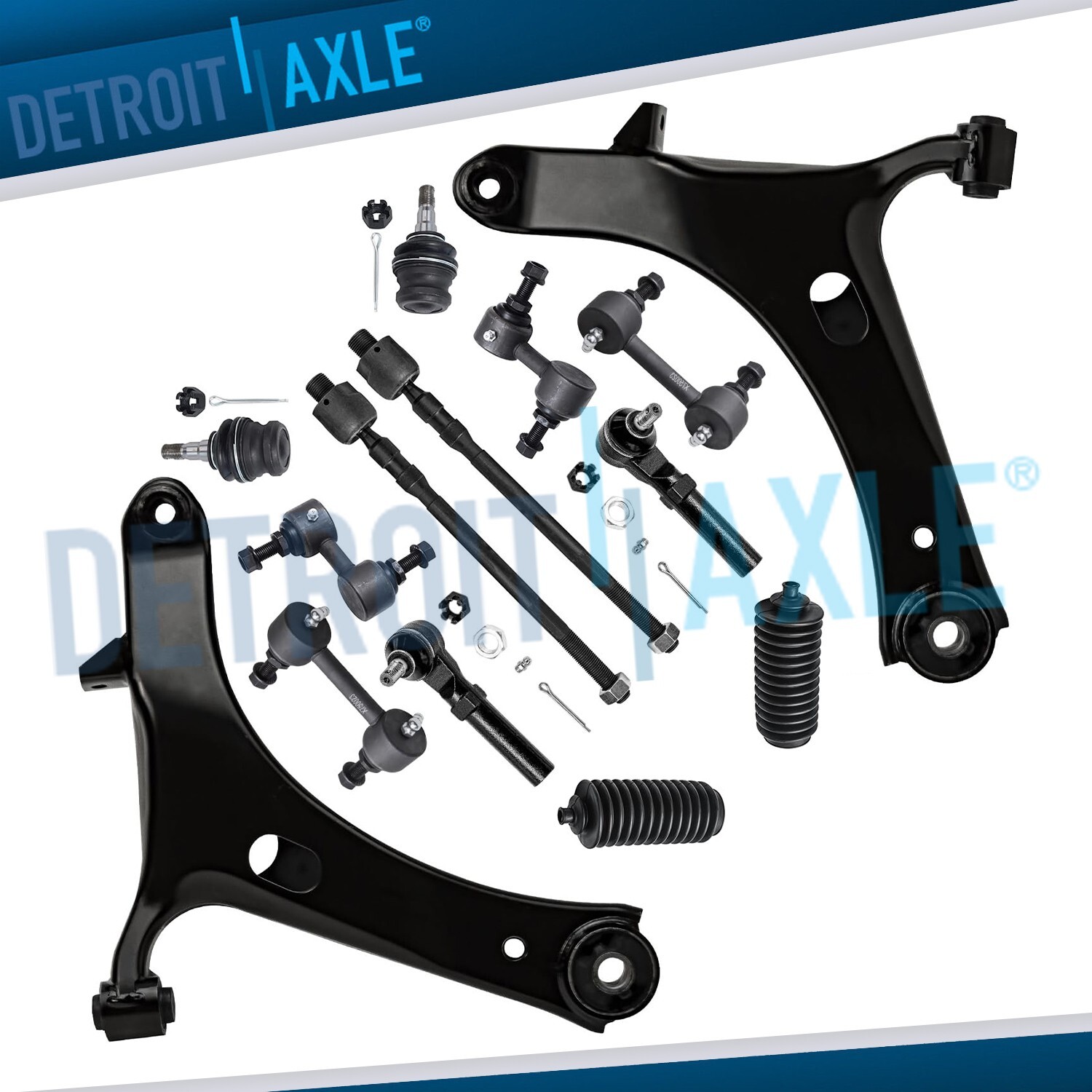Front Rear Sway Bars Control Arms Ball Joints Tie Rods for Subaru Legacy Outback
