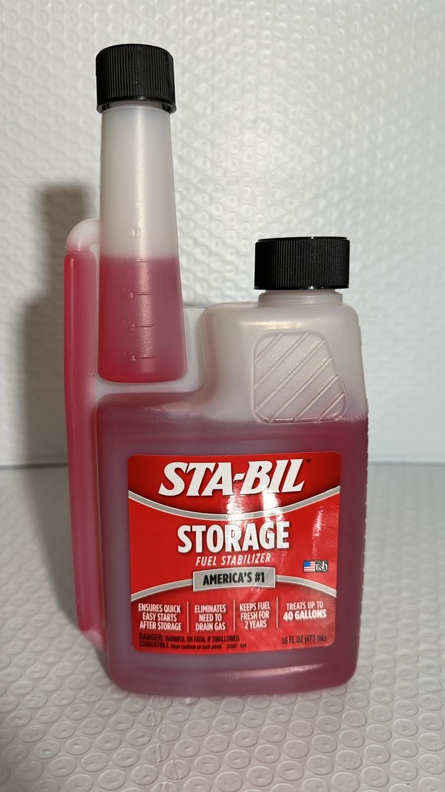 STA-BIL Fuel Stabilizer 16 oz Storage Gas Treatment Keeps Fuel Fresh 24 Months