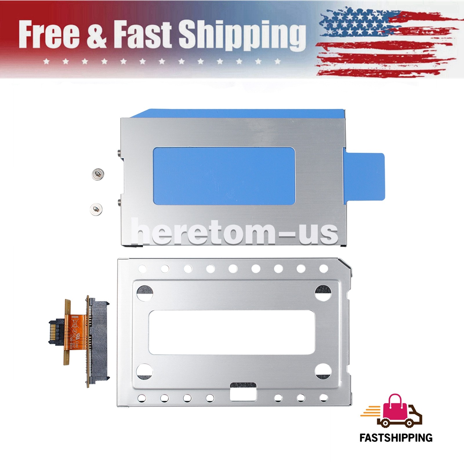 V2M50 SATA SSD Hard Drive Caddy Bracket for Latitude 5404 5414 Rugged laptop