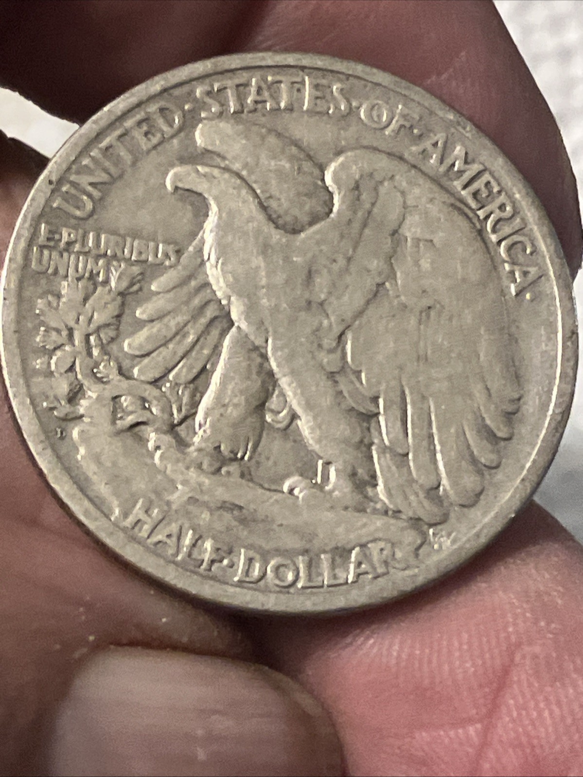 1919 d walking liberty half dollar