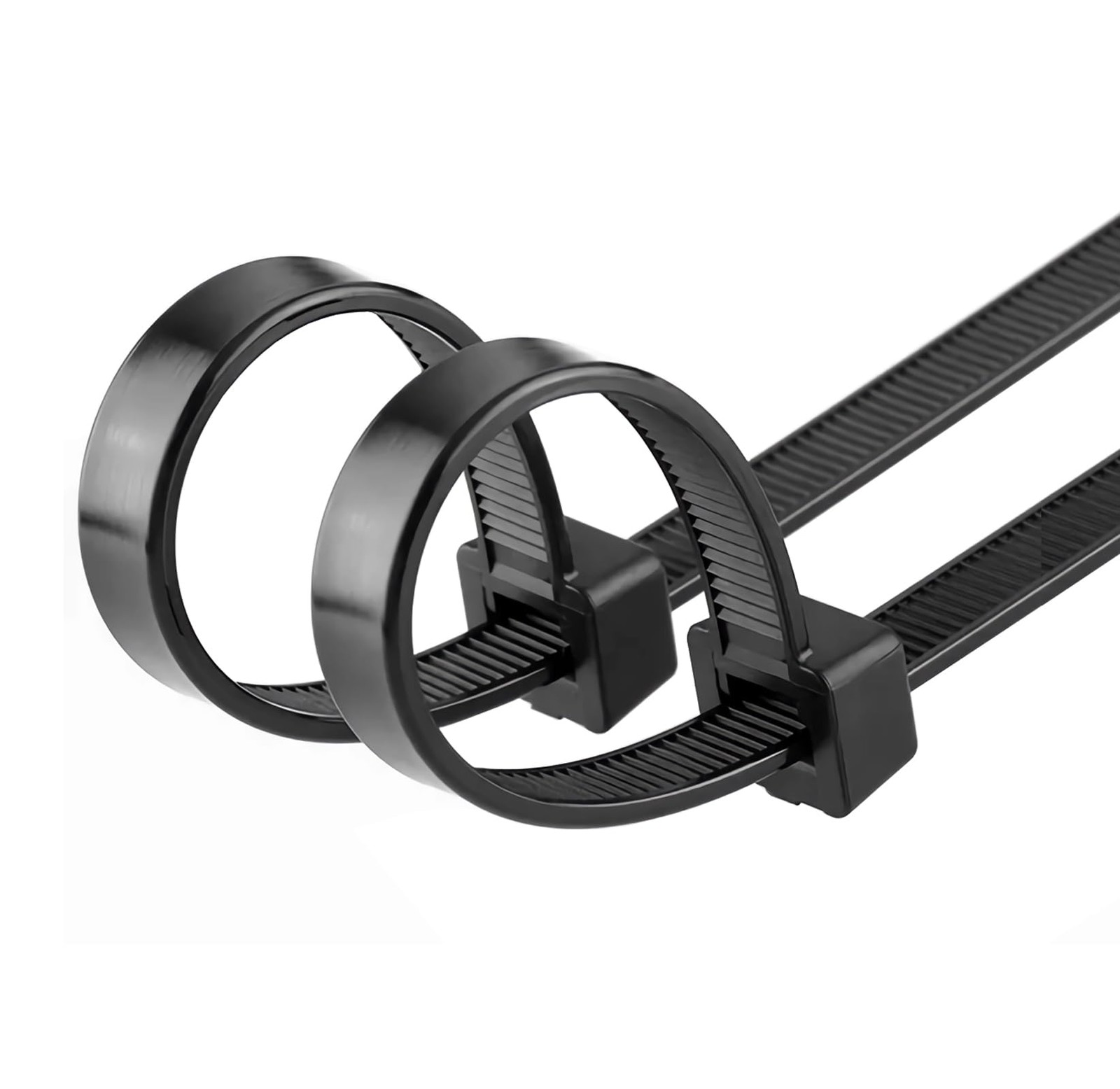 AGAOTIAN Heavy Duty 24 Inch Zip Ties, 30 Pack - Black Ties 24 Inch,