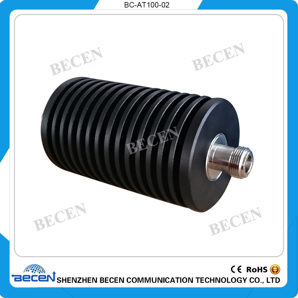 N-JK 100W N 1dB Rf Coaxial Attenuator Plug male to Jack female 100 Watt DC-3Ghz