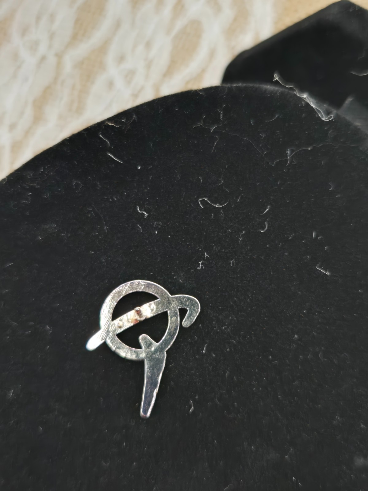 Boeing Logo Silver Lapel Pin