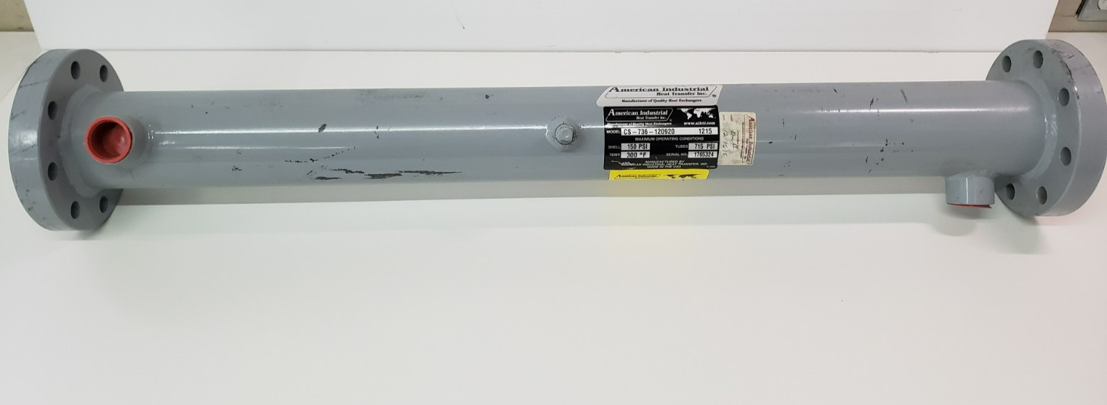UNUSED- American Industrial Heat Transfer CS-736-120920 1215 Heat Exchanger Core