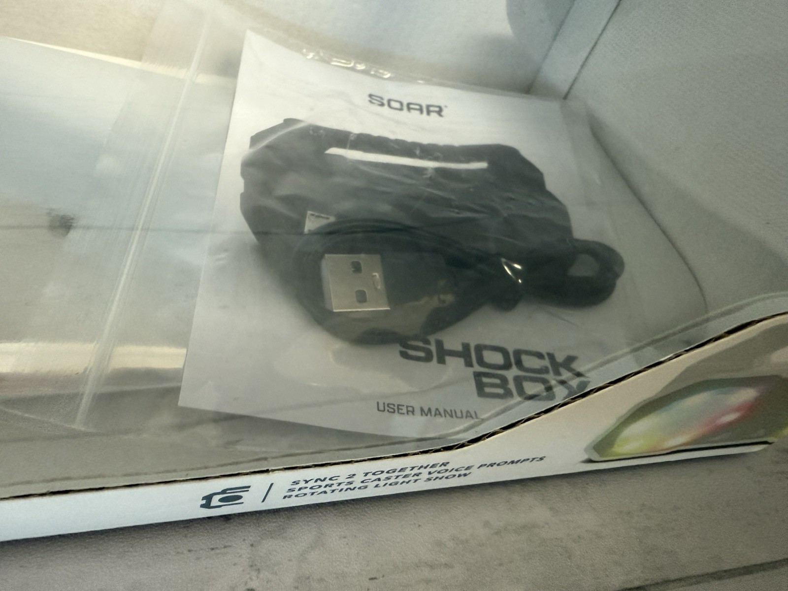 Soar LED Light Show Shock Box Wireless Speaker NIB
