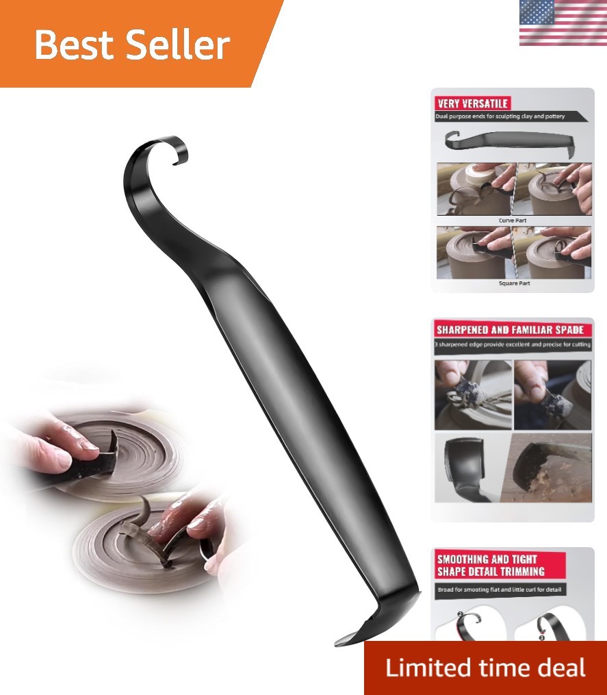 Pottery Trimming Tools, Double Ended Pottery Tool for Carving, Clay Trimming ...