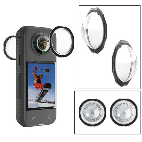 1x Lens Guards Cap Cover Lens Protector Sticky For Insta360 ONE X3 Sports Camera