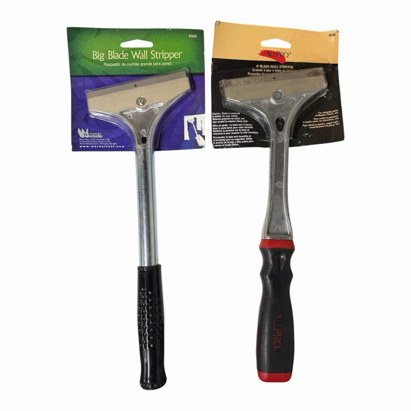 ALLPRO Big Blade Wall Stripper Wallpaper Scraper, 4in Steel Blade