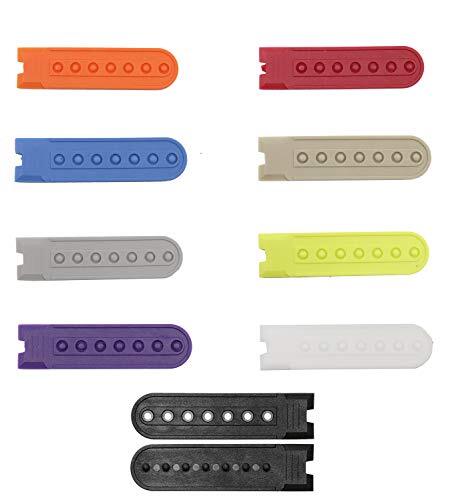 9 Pairs Plastic Snapback Strap with 7 Holes Hats Caps Replacement Fastener