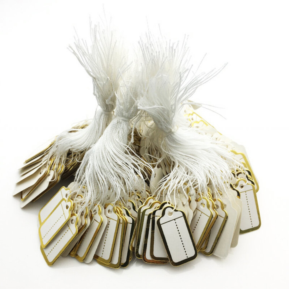 500PCS Small Practical Jewelry Tags Hanging Tags Hanging Labels Store