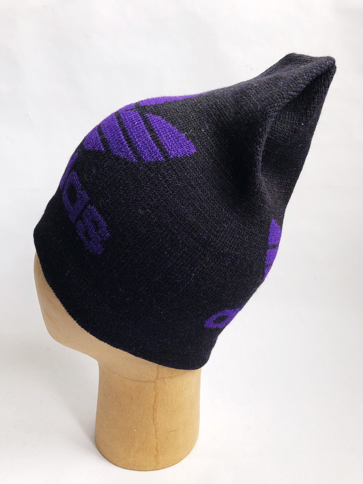 vintage adidas trefoil beanie skully winter hat cap adult OSFA 90s deadstock NOS
