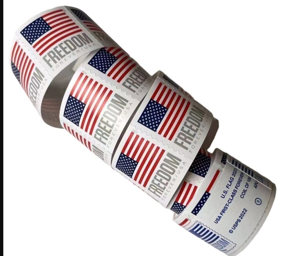 New Collection 1 ROLLS Of 100 USPS Postage-100 PCS-Special Sale (2023) . .