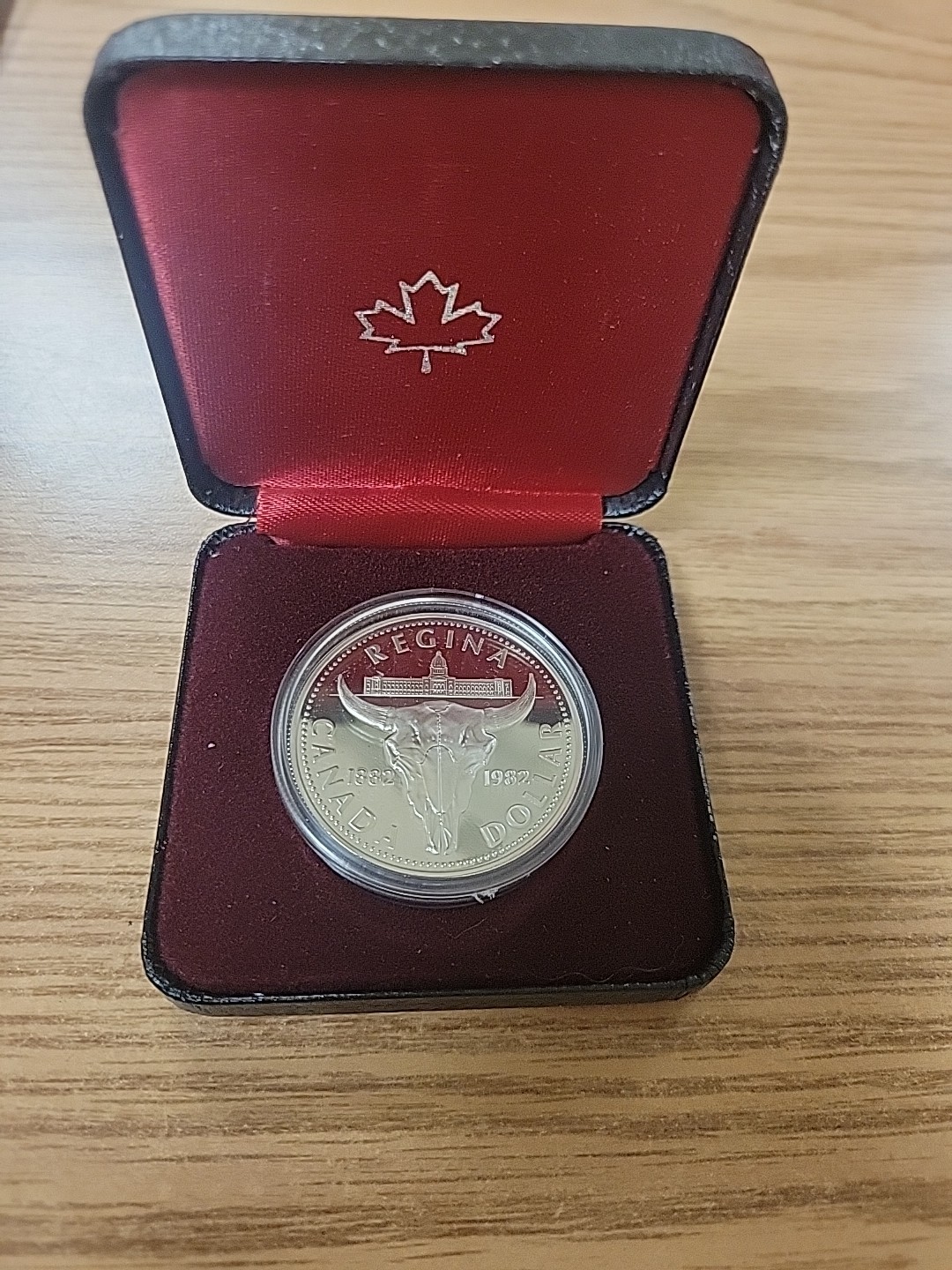 1982 CANADA SILVER DOLLAR REGINA CENTENNIAL 50% Silver 0.375 oz Proof-like
