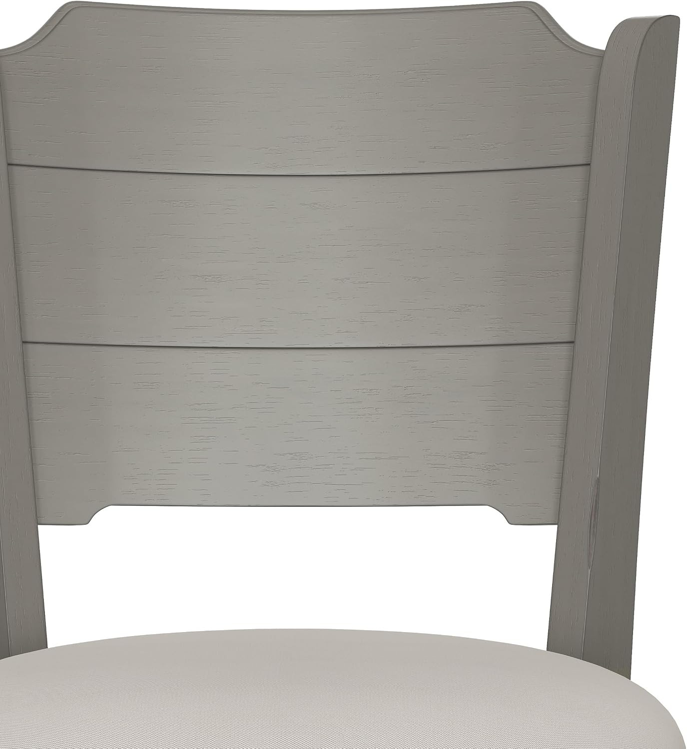 Clarion Wood Swivel Bar Height Stool, Distressed Gray