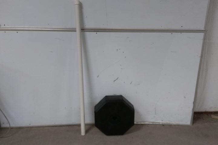 Brady 103568 60 In Post Length 60 Lb Base Weight Sign Base with Post