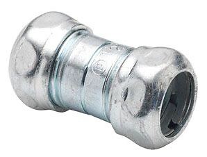 Bridgeport Fittings 261, EMT Coupling, 3/4In Steel Comp Cplg, 10 PC